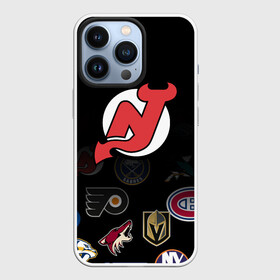 Чехол для iPhone 13 Pro с принтом NHL New Jersey Devils (Z) в Белгороде,  |  | anaheim ducks | arizona coyotes | boston bruins | buffalo sabres | calgary flames | carolina hurricanes | chicago blackhawks | colorado | hockey | new jersey devils | nhl | нхл | паттерн | спорт | хоккей