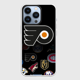 Чехол для iPhone 13 Pro с принтом NHL Philadelphia Flyers | НХЛ (Z) в Белгороде,  |  | anaheim ducks | boston bruins | buffalo sabres | calgary flames | canadiens de montreal | carolina hurricanes | chicago blackhawks | colorado | hockey | nhl | philadelphia flyers | нхл | паттерн | спорт | хоккей