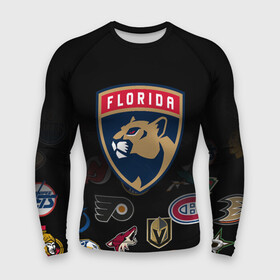 Мужской рашгард 3D с принтом NHL Florida Panthers (Z) в Белгороде,  |  | anaheim ducks | arizona coyotes | boston bruins | buffalo sabres | calgary flames | canadiens de montreal | chicago blackhawks | colorado | florida panthers | hockey | nhl | нхл | паттерн | спорт | хоккей