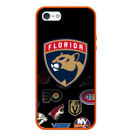 Чехол для iPhone 5/5S матовый с принтом NHL Florida Panthers (Z) в Белгороде, Силикон | Область печати: задняя сторона чехла, без боковых панелей | Тематика изображения на принте: anaheim ducks | arizona coyotes | boston bruins | buffalo sabres | calgary flames | canadiens de montreal | chicago blackhawks | colorado | florida panthers | hockey | nhl | нхл | паттерн | спорт | хоккей