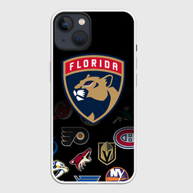 Чехол для iPhone 13 с принтом NHL Florida Panthers (Z) в Белгороде,  |  | anaheim ducks | arizona coyotes | boston bruins | buffalo sabres | calgary flames | canadiens de montreal | chicago blackhawks | colorado | florida panthers | hockey | nhl | нхл | паттерн | спорт | хоккей