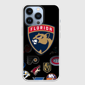 Чехол для iPhone 13 Pro с принтом NHL Florida Panthers (Z) в Белгороде,  |  | anaheim ducks | arizona coyotes | boston bruins | buffalo sabres | calgary flames | canadiens de montreal | chicago blackhawks | colorado | florida panthers | hockey | nhl | нхл | паттерн | спорт | хоккей