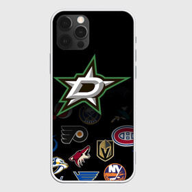 Чехол для iPhone 12 Pro с принтом NHL Dallas Stars (Z) в Белгороде, силикон | область печати: задняя сторона чехла, без боковых панелей | Тематика изображения на принте: anaheim ducks | arizona coyotes | boston bruins | buffalo sabres | calgary flames | carolina hurricanes | chicago blackhawks | colorado | dallas stars | hockey | nhl | нхл | паттерн | спорт | хоккей