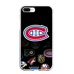 Чехол для iPhone 7Plus/8 Plus матовый с принтом NHL Canadiens de Montr?al (Z) в Белгороде, Силикон | Область печати: задняя сторона чехла, без боковых панелей | anaheim ducks | arizona coyotes | boston bruins | buffalo sabres | calgary flames | canadiens de montreal | carolina hurricanes | chicago blackhawks | colorado | hockey | nhl | нхл | паттерн | спорт | хоккей