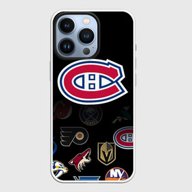 Чехол для iPhone 13 Pro с принтом NHL Canadiens de Montral (Z) в Белгороде,  |  | anaheim ducks | arizona coyotes | boston bruins | buffalo sabres | calgary flames | canadiens de montreal | carolina hurricanes | chicago blackhawks | colorado | hockey | nhl | нхл | паттерн | спорт | хоккей