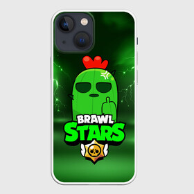 Чехол для iPhone 13 mini с принтом Brawl Stars SPIKE в Белгороде,  |  | 8 bit | 8 бит | bibi | brawl | brawl stars | crow | leon | spike | sprout | stars | бравл | бравл старс | браво старс | игра | компьютерная | кров | леон | онлайн | старс