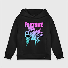 Детское худи Oversize хлопок с принтом FORTNITE x MARSHMELLO в Белгороде, френч-терри — 70% хлопок, 30% полиэстер. Мягкий теплый начес внутри —100% хлопок | боковые карманы, эластичные манжеты и нижняя кромка, капюшон на магнитной кнопке | deadmau5 | fortnite | fortnite 2 | fortnite x маршмелло | ikonik | marshmello | ninja | ninja streamer | raven | travis scott | ворон | иконик | ниндзя | пили | рейвен | трэвис скотт | фортнайт