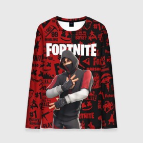 Мужской лонгслив 3D с принтом FORTNITE x IKONIK в Белгороде, 100% полиэстер | длинные рукава, круглый вырез горловины, полуприлегающий силуэт | deadmau5 | fortnite | fortnite 2 | fortnite x маршмелло | ikonik | marshmello | ninja | ninja streamer | raven | travis scott | ворон | иконик | ниндзя | пили | рейвен | трэвис скотт | фортнайт