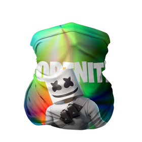 Бандана-труба 3D с принтом FORTNITE x MARSHMELLO в Белгороде, 100% полиэстер, ткань с особыми свойствами — Activecool | плотность 150‒180 г/м2; хорошо тянется, но сохраняет форму | Тематика изображения на принте: deadmau5 | fortnite | fortnite 2 | fortnite x маршмелло | ikonik | marshmello | ninja | ninja streamer | raven | travis scott | ворон | иконик | ниндзя | пили | рейвен | трэвис скотт | фортнайт