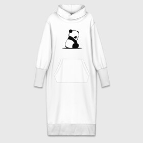 Платье удлиненное хлопок с принтом Милая панда (Z) в Белгороде,  |  | ailuropoda melanoleuca | ailurus fulgens | бамбуковый медведь | большая панда | звери | малая панда | медведь | милая панда | няшка | панда