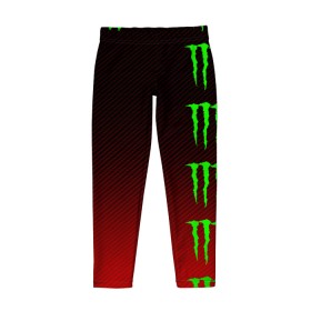 Детские леггинсы 3D с принтом MONSTER ENERGY (Z) в Белгороде, полиэстер 85%, спандекс 15% | эластичный пояс, зауженный крой | black monster | bmx | claw | cybersport | energy | monster | monster energy | moto | motocross | race | sport | киберспорт | когти | монстер энерджи | монстр | мото | мотокросс | ралли | скейтбординг | спорт | т | энергия