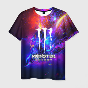 Мужская футболка 3D с принтом MONSTER ENERGY в Белгороде, 100% полиэфир | прямой крой, круглый вырез горловины, длина до линии бедер | Тематика изображения на принте: amg | auto | bmw | honda | jdm | mercedes | nissan | porsche | racing | sport | subar | toyota | автомобил | автомобильные | киа | лексус | марка | машины | митсубиси | ниссан | порше | спорт | субару | тесла | тойота | хонда