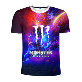 Мужская футболка 3D спортивная с принтом MONSTER ENERGY в Белгороде, 100% полиэстер с улучшенными характеристиками | приталенный силуэт, круглая горловина, широкие плечи, сужается к линии бедра | Тематика изображения на принте: amg | auto | bmw | honda | jdm | mercedes | nissan | porsche | racing | sport | subar | toyota | автомобил | автомобильные | киа | лексус | марка | машины | митсубиси | ниссан | порше | спорт | субару | тесла | тойота | хонда