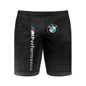 Мужские шорты спортивные с принтом BMW M PERFORMANCE в Белгороде,  |  | bmw | bmw motorsport | bmw performance | carbon | m | m power | motorsport | performance | sport | бмв | карбон | моторспорт | спорт