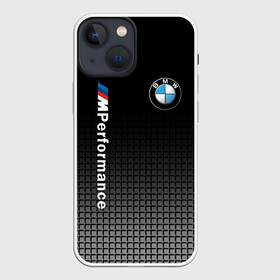 Чехол для iPhone 13 mini с принтом BMW M PERFORMANCE в Белгороде,  |  | bmw | bmw motorsport | bmw performance | carbon | m | m power | motorsport | performance | sport | бмв | карбон | моторспорт | спорт