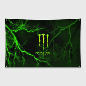 Флаг-баннер с принтом MONSTER ENERGY в Белгороде, 100% полиэстер | размер 67 х 109 см, плотность ткани — 95 г/м2; по краям флага есть четыре люверса для крепления | amg | auto | bmw | honda | jdm | mercedes | nissan | porsche | racing | sport | subar | toyota | автомобил | автомобильные | киа | лексус | марка | машины | митсубиси | ниссан | порше | спорт | субару | тесла | тойота | хонда