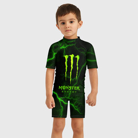 Детский купальный костюм 3D с принтом MONSTER ENERGY в Белгороде, Полиэстер 85%, Спандекс 15% | застежка на молнии на спине | Тематика изображения на принте: amg | auto | bmw | honda | jdm | mercedes | nissan | porsche | racing | sport | subar | toyota | автомобил | автомобильные | киа | лексус | марка | машины | митсубиси | ниссан | порше | спорт | субару | тесла | тойота | хонда