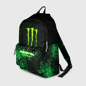 Рюкзак 3D с принтом MONSTER ENERGY в Белгороде, 100% полиэстер | лямки с регулируемой длиной, сверху петелька, чтобы рюкзак можно было повесить на вешалку. Основное отделение закрывается на молнию, как и внешний карман. Внутри два дополнительных кармана, один из которых закрывается на молнию. По бокам два дополнительных кармашка | Тематика изображения на принте: amg | auto | bmw | honda | jdm | mercedes | nissan | porsche | racing | sport | subar | toyota | автомобил | автомобильные | киа | лексус | марка | машины | митсубиси | ниссан | порше | спорт | субару | тесла | тойота | хонда