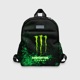 Детский рюкзак 3D с принтом MONSTER ENERGY в Белгороде, 100% полиэстер | лямки с регулируемой длиной, сверху петелька, чтобы рюкзак можно было повесить на вешалку. Основное отделение закрывается на молнию, как и внешний карман. Внутри дополнительный карман. По бокам два дополнительных кармашка | Тематика изображения на принте: amg | auto | bmw | honda | jdm | mercedes | nissan | porsche | racing | sport | subar | toyota | автомобил | автомобильные | киа | лексус | марка | машины | митсубиси | ниссан | порше | спорт | субару | тесла | тойота | хонда