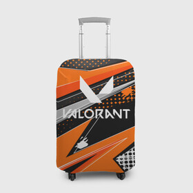 Чехол для чемодана 3D с принтом Valorant в Белгороде, 86% полиэфир, 14% спандекс | двустороннее нанесение принта, прорези для ручек и колес | brimstone | coba | csgo | cypher | jett | phoenix | riot games | sage | valorant | viper | валарант | валорант | кс