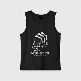 Детская майка хлопок с принтом MONSTER ENERGY (Z) в Белгороде,  |  | black monster | bmx | claw | cybersport | energy | monster | monster energy | moto | motocross | race | sport | киберспорт | когти | монстер энерджи | монстр | мото | мотокросс | ралли | скейтбординг | спорт | т | энергия