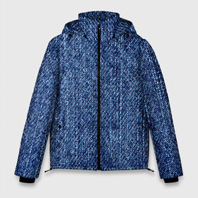 Мужская зимняя куртка 3D с принтом Джинсовка Текстура в Белгороде, верх — 100% полиэстер; подкладка — 100% полиэстер; утеплитель — 100% полиэстер | длина ниже бедра, свободный силуэт Оверсайз. Есть воротник-стойка, отстегивающийся капюшон и ветрозащитная планка. 

Боковые карманы с листочкой на кнопках и внутренний карман на молнии. | Тематика изображения на принте: без рисунка | девочке | девушке | детская | джинсовая | джинсовка | джинсы | женская | женщине | искусство | мальчику | мужская | мужчине | парню | подарок | прикольная | ребёнку | синяя | текстуры