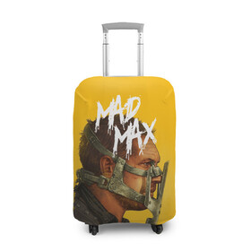 Чехол для чемодана 3D с принтом Mad Max в Белгороде, 86% полиэфир, 14% спандекс | двустороннее нанесение принта, прорези для ручек и колес | mad max | mad max fury road | безумный макс | мад макс | мед макс мэд макс