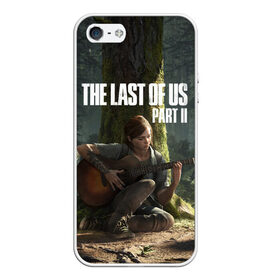 Чехол для iPhone 5/5S матовый с принтом The Last of Us part 2 в Белгороде, Силикон | Область печати: задняя сторона чехла, без боковых панелей | 