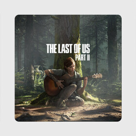 Магнит виниловый Квадрат с принтом The Last of Us part 2 в Белгороде, полимерный материал с магнитным слоем | размер 9*9 см, закругленные углы | Тематика изображения на принте: day | ellie | games | joel | naughty dog | день | джоэл | игры | одни из нас | часть 2 | элли