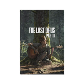 Обложка для паспорта матовая кожа с принтом The Last of Us part 2 в Белгороде, натуральная матовая кожа | размер 19,3 х 13,7 см; прозрачные пластиковые крепления | day | ellie | games | joel | naughty dog | день | джоэл | игры | одни из нас | часть 2 | элли