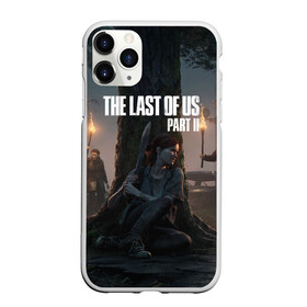 Чехол для iPhone 11 Pro матовый с принтом The Last of Us part 2 в Белгороде, Силикон |  | ellie | games | joel | naughty dog | night | джоэл | игры | ночь | одни из нас | часть 2 | элли