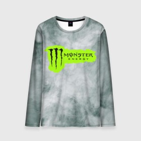 Мужской лонгслив 3D с принтом MONSTER ENERGY (Z) в Белгороде, 100% полиэстер | длинные рукава, круглый вырез горловины, полуприлегающий силуэт | black monster | bmx | claw | cybersport | energy | monster | monster energy | moto | motocross | race | sport | киберспорт | когти | монстер энерджи | монстр | мото | мотокросс | ралли | скейтбординг | спорт | энергия