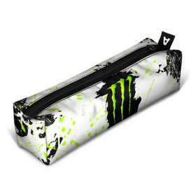 Пенал 3D с принтом MONSTER ENERGY (Z) в Белгороде, 100% полиэстер | плотная ткань, застежка на молнии | black monster | bmx | claw | cybersport | energy | monster | monster energy | moto | motocross | race | sport | киберспорт | когти | монстер энерджи | монстр | мото | мотокросс | ралли | скейтбординг | спорт | т | энергия