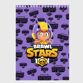 Скетчбук с принтом BRAWL STARS BEA в Белгороде, 100% бумага
 | 48 листов, плотность листов — 100 г/м2, плотность картонной обложки — 250 г/м2. Листы скреплены сверху удобной пружинной спиралью | 8 bit | 8 бит | bibi | brawl stars | crow | el brown | leon | leon shark | max | mr.p | sally leon | shark | stars | virus | werewolf | акула | биби | вирус | ворон | леон | оборотень | пингвин