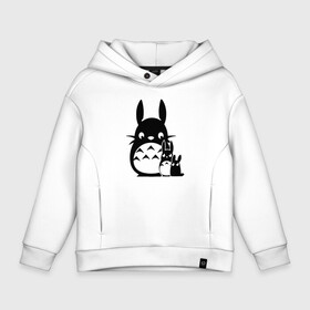 Детское худи Oversize хлопок с принтом Totoro and Friends в Белгороде, френч-терри — 70% хлопок, 30% полиэстер. Мягкий теплый начес внутри —100% хлопок | боковые карманы, эластичные манжеты и нижняя кромка, капюшон на магнитной кнопке | Тематика изображения на принте: forest | ghibli | japan | miyazaki | nature | neigbor | neighbour | totoro | анимация | аниме | гибли | друг | животные | лес | любовь | милый | мир | миядзаки | мульт | мультфильм | приключения | природа | сказка | сосед | тоторо