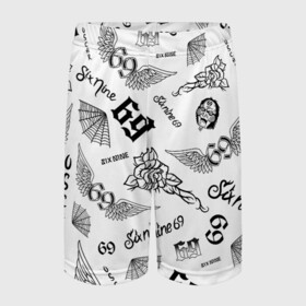 Детские спортивные шорты 3D с принтом 6IX9INE в Белгороде,  100% полиэстер
 | пояс оформлен широкой мягкой резинкой, ткань тянется
 | 6ix9ine | gooba | hernandez | tekashi