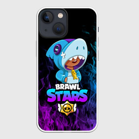 Чехол для iPhone 13 mini с принтом BRAWL STARS SHARK. в Белгороде,  |  | 8 bit | brawl stars | crow | leon | leon shark | max | mecha | mecha crow | mr.p | sally leon | shark | sprout | tara | virus 8 bit | werewolf leon | акула | берли | бравл старс | ворон | макс | оборотень