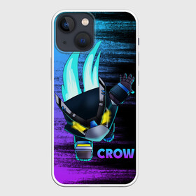 Чехол для iPhone 13 mini с принтом Brawl Stars CROW в Белгороде,  |  | 8 bit | 8 бит | bibi | brawl | brawl stars | crow | leon | spike | sprout | stars | бравл | бравл старс | браво старс | игра | компьютерная | кров | леон | онлайн | старс