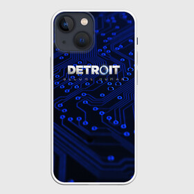 Чехол для iPhone 13 mini с принтом DETROIT:BECOME HUMAN в Белгороде,  |  | action | ai | android | connor | detroit become human | game | rk 800 | rk 900 | андроиды | детектив | игра | игры | интерактивное кино | кара | коннор | логотип | маркус | роботы | фирменный стиль | экшн