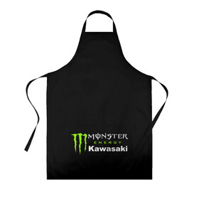 Фартук 3D с принтом MONSTER ENERGY KAWASAKI | МОНСТЕР ЭНЕРДЖИ КАВАСАКИ (Z) в Белгороде, 100% полиэстер | общий размер — 65 х 85 см, ширина нагрудника — 26 см, горловина — 53 см, длина завязок — 54 см, общий обхват в поясе — 173 см. Принт на завязках и на горловине наносится с двух сторон, на основной части фартука — только с внешней стороны | Тематика изображения на принте: bike | energy | kawasaki | monster | monster energy | moto | motocross | ninja | sport | zzr | кавасаки | кавасаки ниндзя | монстер энерджи | монстр | мото | мотокросс | ниндзя | спорт | энергия