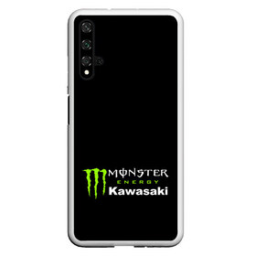 Чехол для Honor 20 с принтом MONSTER ENERGY KAWASAKI (Z) в Белгороде, Силикон | Область печати: задняя сторона чехла, без боковых панелей | bike | energy | kawasaki | monster | monster energy | moto | motocross | ninja | sport | zzr | кавасаки | кавасаки ниндзя | монстер энерджи | монстр | мото | мотокросс | ниндзя | спорт | энергия