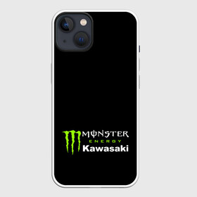 Чехол для iPhone 13 с принтом MONSTER ENERGY KAWASAKI | МОНСТЕР ЭНЕРДЖИ КАВАСАКИ (Z) в Белгороде,  |  | bike | energy | kawasaki | monster | monster energy | moto | motocross | ninja | sport | zzr | кавасаки | кавасаки ниндзя | монстер энерджи | монстр | мото | мотокросс | ниндзя | спорт | энергия
