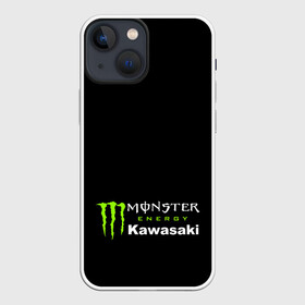 Чехол для iPhone 13 mini с принтом MONSTER ENERGY KAWASAKI | МОНСТЕР ЭНЕРДЖИ КАВАСАКИ (Z) в Белгороде,  |  | bike | energy | kawasaki | monster | monster energy | moto | motocross | ninja | sport | zzr | кавасаки | кавасаки ниндзя | монстер энерджи | монстр | мото | мотокросс | ниндзя | спорт | энергия