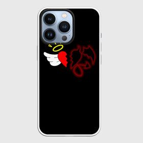 Чехол для iPhone 13 Pro с принтом Добро и зло, Payton Moormeier в Белгороде,  |  | Тематика изображения на принте: p y t n | payton moormeier | pytn | tik tok | tiktok | tiktoker | блоггер пэйтон | добро и зло | мурмейер | мурмиер | пейтон | разбитое сердце | розы | тик ток | тикток