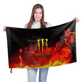 Флаг 3D с принтом MONSTER ENERGY в Белгороде, 100% полиэстер | плотность ткани — 95 г/м2, размер — 67 х 109 см. Принт наносится с одной стороны | energy | honda | mercedes | monster energy | porsche | racing | sport | toyota | автомобил | автомобильные | марка | машины | митсубиси | монстр | монстр энерджи | порше | спорт | тесла | тойота | хонда