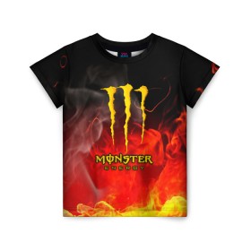 Детская футболка 3D с принтом MONSTER ENERGY в Белгороде, 100% гипоаллергенный полиэфир | прямой крой, круглый вырез горловины, длина до линии бедер, чуть спущенное плечо, ткань немного тянется | energy | honda | mercedes | monster energy | porsche | racing | sport | toyota | автомобил | автомобильные | марка | машины | митсубиси | монстр | монстр энерджи | порше | спорт | тесла | тойота | хонда