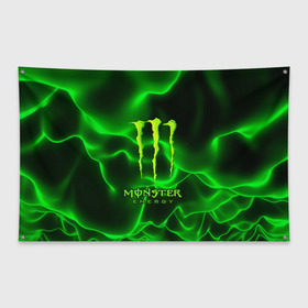 Флаг-баннер с принтом MONSTER ENERGY в Белгороде, 100% полиэстер | размер 67 х 109 см, плотность ткани — 95 г/м2; по краям флага есть четыре люверса для крепления | energy | honda | mercedes | monster energy | porsche | racing | sport | toyota | автомобил | автомобильные | марка | машины | митсубиси | монстр | монстр энерджи | порше | спорт | тесла | тойота | хонда