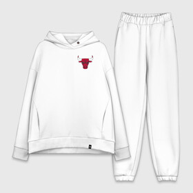 Женский костюм хлопок Oversize с принтом Chicago Bulls. в Белгороде,  |  | 23 | air jordan | bulls | chicago bulls | jordan | michael jordan | nba | paris saint germain | psg | red | sport | быки | джордан | майкл джордан | псж | спорт | чикаго буллс