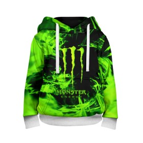 Детская толстовка 3D с принтом MONSTER ENERGY в Белгороде, 100% полиэстер | двухслойный капюшон со шнурком для регулировки, мягкие манжеты на рукавах и по низу толстовки, спереди карман-кенгуру с мягким внутренним слоем | Тематика изображения на принте: energy | honda | mercedes | monster energy | porsche | racing | sport | toyota | автомобил | автомобильные | марка | машины | митсубиси | монстр | монстр энерджи | порше | спорт | тесла | тойота | хонда