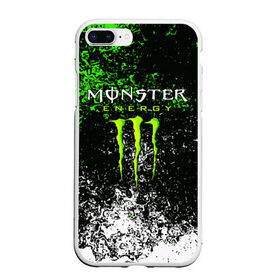 Чехол для iPhone 7Plus/8 Plus матовый с принтом MONSTER ENERGY в Белгороде, Силикон | Область печати: задняя сторона чехла, без боковых панелей | 